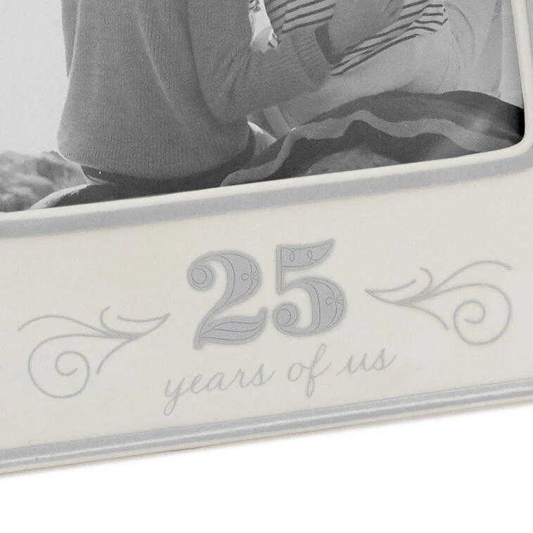 Hallmark 25 Years Of Us Silver Anniversary Picture Frame, 5x7 5 Hallmark 25 Years Of Us Silver Anniversary Picture Frame, 5x7 - Image 3