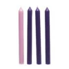 Advent Taper Candles, Set Of 4 2 Advent Taper Candles, Set Of 4 -Hallmark Store 3 Purple and 1 Pink Advent Taper Candles HMADTAPER 01