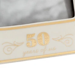 Hallmark 50 Years Of Us Golden Anniversary Picture Frame, 5x7 8 Hallmark 50 Years Of Us Golden Anniversary Picture Frame, 5x7 -Hallmark Store 50 Years of Us Golden Anniversary Picture Frame 1ERL1204 03