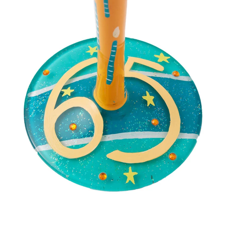 Lolita Happy 65th Birthday Handpainted Wine Glass, 15 Oz. 5 Lolita Happy 65th Birthday Handpainted Wine Glass, 15 Oz. - Image 3