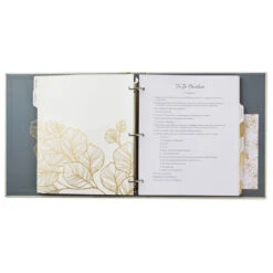 Hallmark A Happy Beginning Wedding Planner 3-Ring Binder -Hallmark Store A Happy Beginning Wedding Planner 3Ring Binder 1EDY2050 04