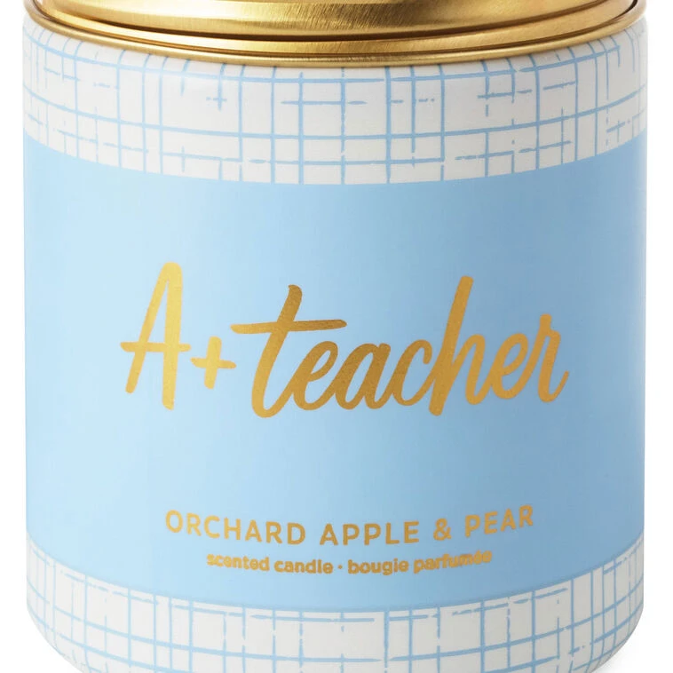 Hallmark A+ Teacher Orchard Apple And Pear Scented Jar Candle, 7 Oz. 6 Hallmark A+ Teacher Orchard Apple And Pear Scented Jar Candle, 7 Oz. - Image 4