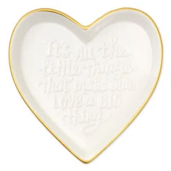 Hallmark All The Little Things Heart-Shaped Trinket Dish 7 Hallmark All The Little Things Heart-Shaped Trinket Dish -Hallmark Store All the Little Things HeartShaped Trinket Dish 1SNN1146 02