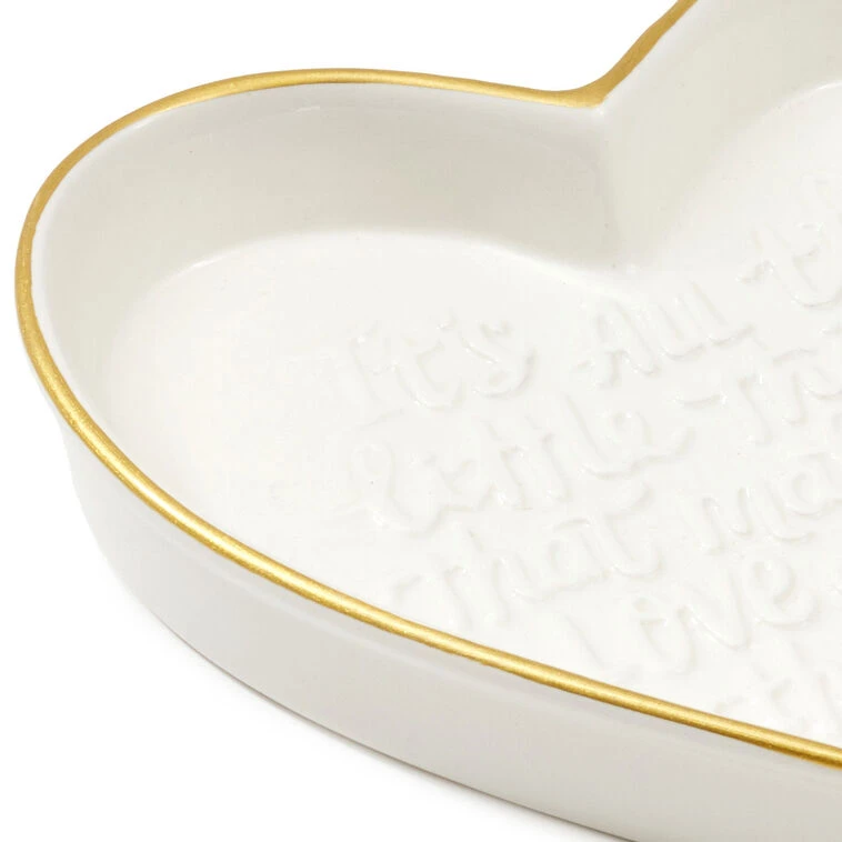Hallmark All The Little Things Heart-Shaped Trinket Dish 5 Hallmark All The Little Things Heart-Shaped Trinket Dish - Image 3