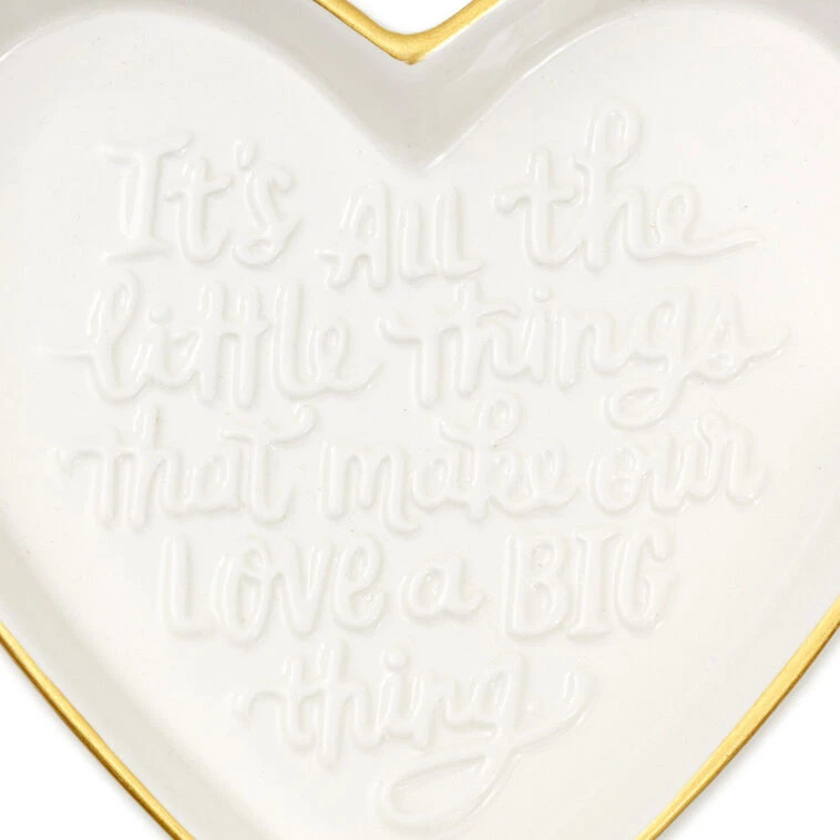 Hallmark All The Little Things Heart-Shaped Trinket Dish 6 Hallmark All The Little Things Heart-Shaped Trinket Dish - Image 4