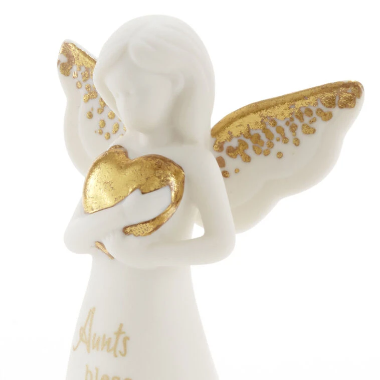 Hallmark An Aunt's Blessings Mini Angel Figurine, 3.8" 5 Hallmark An Aunt's Blessings Mini Angel Figurine, 3.8" - Image 3