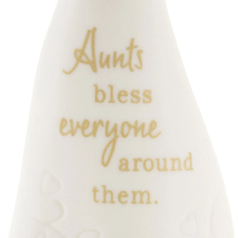 Hallmark An Aunt's Blessings Mini Angel Figurine, 3.8" 6 Hallmark An Aunt's Blessings Mini Angel Figurine, 3.8" - Image 4