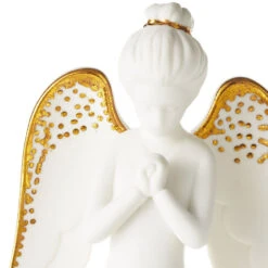 Hallmark Joanne's Angels Light To The World Angel Figurine, 8.5" -Hallmark Store Angel Holding Star Porcelain Figurine 1JOA2256 04