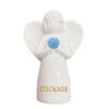 Hallmark Aquamarine Angel Of Courage Mini Figurine, 2" 1 Hallmark Aquamarine Angel Of Courage Mini Figurine, 2" -Hallmark Store Angel Mini Figurine Holding Aquamarine Stone 1JOA2264 01