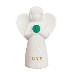 Hallmark Jade Angel Of Luck Mini Figurine, 2"