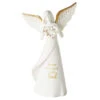 Hallmark Joanne's Angels You Are Loved Angel Figurine, 9.5" -Hallmark Store Angel With HeartShaped Wreath of Leaves Figurine 1JOA2253 01