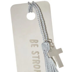 Hallmark Be Strong And Courageous Metal Bookmark With Cross Charm 8 Hallmark Be Strong And Courageous Metal Bookmark With Cross Charm -Hallmark Store Be Strong and Courageous Metal Bookmark With Cross 1KFA3001 03