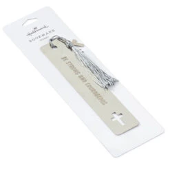 Hallmark Be Strong And Courageous Metal Bookmark With Cross Charm 9 Hallmark Be Strong And Courageous Metal Bookmark With Cross Charm -Hallmark Store Be Strong and Courageous Metal Bookmark With Cross 1KFA3001 04