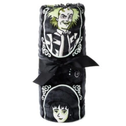 Hallmark Beetlejuice™ Glow-in-the-Dark Throw Blanket, 50x60 -Hallmark Store Beetlejuice GlowintheDark Throw Blanket 1HGN1583 07