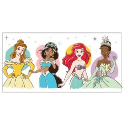 Hallmark Disney Princess Characters Collectible Drinking Glass, 13.5 Oz. -Hallmark Store Belle Tiana Ariel and Jasmine Collector Glass 1WOW1007 02