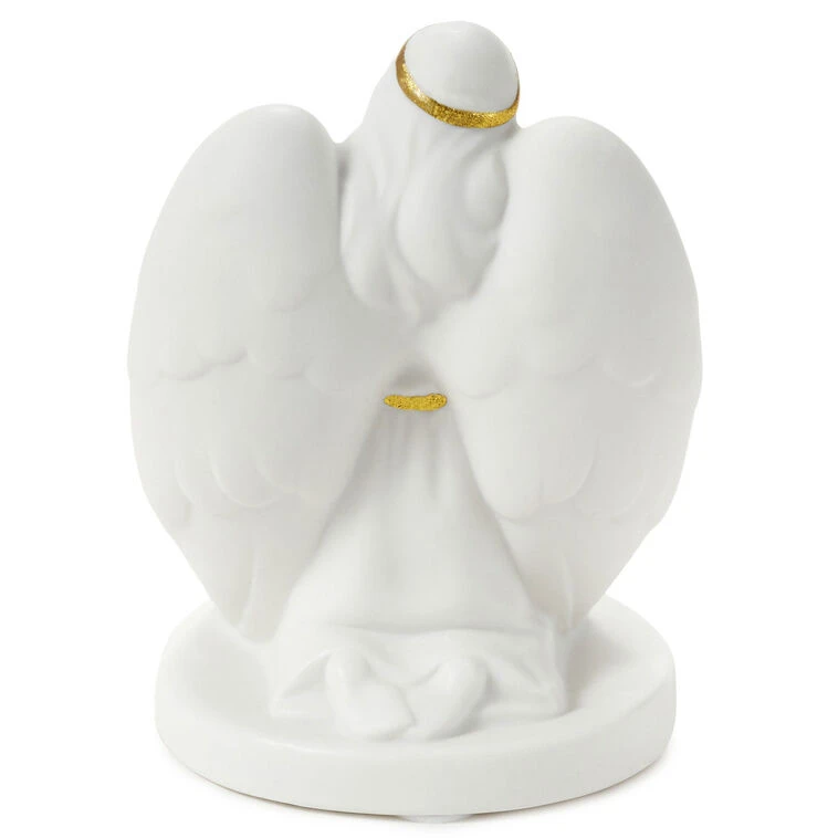 Hallmark Bereavement Angel Figurine Tea-Light Holder, 4.87" 4 Hallmark Bereavement Angel Figurine Tea-Light Holder, 4.87" - Image 2