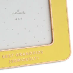 Hallmark Best Grandkids Yellow Enamel Picture Frame, 4x4 8 Hallmark Best Grandkids Yellow Enamel Picture Frame, 4x4 -Hallmark Store Best Grandkids Yellow Enamel 4x4 Picture Frame 1CAP1336 03