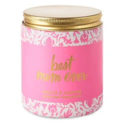 Hallmark Best Mom Ever Dahlia And Jasmine Scented Jar Candle, 7 Oz.