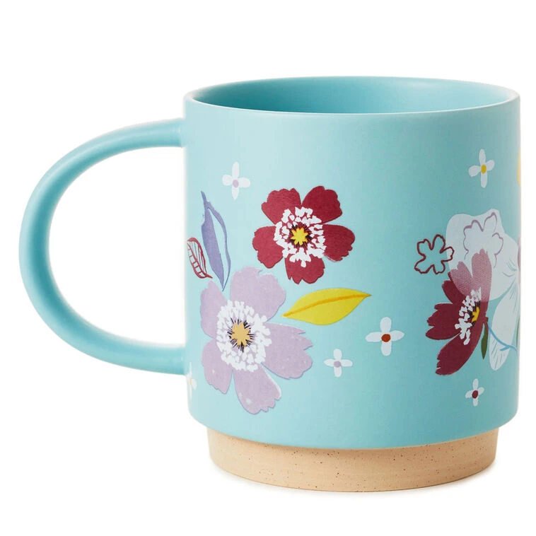 Hallmark Best Mom Ever Floral Mug, 16 Oz. 4 Hallmark Best Mom Ever Floral Mug, 16 Oz. - Image 2