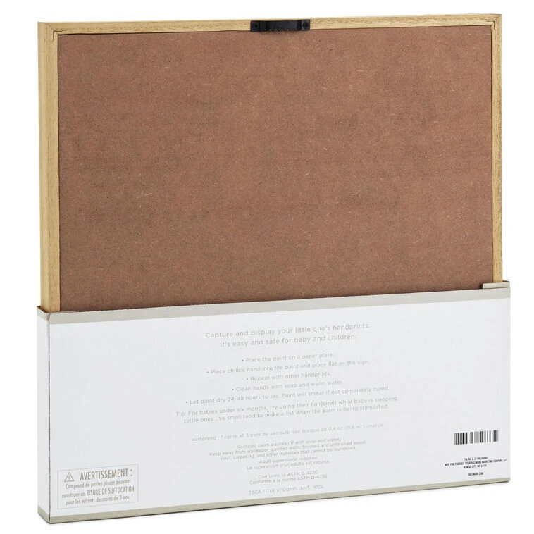 Hallmark Best Mommy Hands Down Wood Sign Handprint Kit 5 Hallmark Best Mommy Hands Down Wood Sign Handprint Kit - Image 3