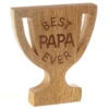 Hallmark Best Papa Ever Trophy-Shaped Quote Sign, 5.3x6 -Hallmark Store Best Papa Ever TrophyShaped Quote Sign 1SNN1143 01