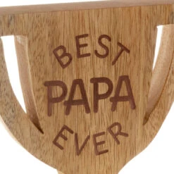 Hallmark Best Papa Ever Trophy-Shaped Quote Sign, 5.3x6 -Hallmark Store Best Papa Ever TrophyShaped Quote Sign 1SNN1143 03