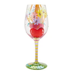 Lolita Best Teacher Ever Handpainted Wine Glass, 15 Oz. 7 Lolita Best Teacher Ever Handpainted Wine Glass, 15 Oz. -Hallmark Store Best Teacher Ever Handpainted Wine Glass 6013094 02