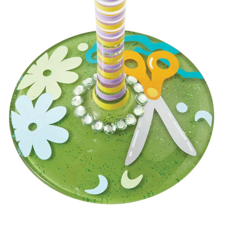 Lolita Best Teacher Ever Handpainted Wine Glass, 15 Oz. 5 Lolita Best Teacher Ever Handpainted Wine Glass, 15 Oz. - Image 3