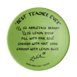 Lolita Best Teacher Ever Handpainted Wine Glass, 15 Oz. 9 Lolita Best Teacher Ever Handpainted Wine Glass, 15 Oz. -Hallmark Store Best Teacher Ever Handpainted Wine Glass 6013094 04