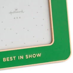 Hallmark Best In Show Green Enamel Picture Frame, 4x4 -Hallmark Store Best in Show Green Enamel 4x4 Picture Frame 1CAP1332 03
