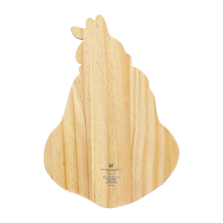 BioWorld Grinch HeadShaped Wood Cutting Board, 21x30 4 BioWorld Grinch HeadShaped Wood Cutting Board, 21x30 - Image 2
