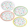 Hallmark Birthday Celebration Icons Melamine Dessert Plates, Set Of 4