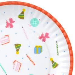 Hallmark Birthday Celebration Icons Melamine Dessert Plates, Set Of 4 -Hallmark Store Birthday Celebration Icons Melamine Dessert Plates 1BIR1314 03