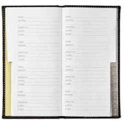 Hallmark Black Faux Leather Slim Address Book -Hallmark Store Black Faux Leather Slim Address Book root 1ADD9822 ADD9822 05.jpg Source Image