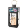 Carson In Celebration LED Black Metal Lantern