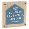 Hallmark Bless This House Layered Square Quote Sign, 8x8 -Hallmark Store Bless This House Layered Square Quote Sign 1SNN1148 01