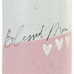 Demdaco Blessed Mom Wind Chime 8 Demdaco Blessed Mom Wind Chime -Hallmark Store Blessed Mom Pink and White Ceramic Wind Chime 1008010069 03