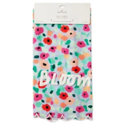 Hallmark Bloom Abstract Floral Tea Towel -Hallmark Store Bloom Abstract Floral Tea Towel 1ART1017 04