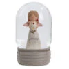 Blossom Bucket January Birthstone Angel Snow Globe, 4.2" -Hallmark Store Blossom Bucket January Birthstone Angel Snow Globe 24114168 01