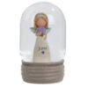 Blossom Bucket June Birthstone Angel Snow Globe, 4.2" 1 Blossom Bucket June Birthstone Angel Snow Globe, 4.2" -Hallmark Store Blossom Bucket June Birthstone Angel Snow Globe 24114173 01