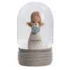 Blossom Bucket September Birthstone Angel Snow Globe, 4.2" 2 Blossom Bucket September Birthstone Angel Snow Globe, 4.2" -Hallmark Store Blossom Bucket September Birthstone Angel Snow Globe 24114176 01
