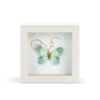 Demdaco Light Blue Butterfly Small Shadow Box Wall Decor, 4" 2 Demdaco Light Blue Butterfly Small Shadow Box Wall Decor, 4" -Hallmark Store Blue Butterfly in White Shadow Box 1004920023 01