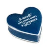 Hallmark A Heart Like Yours Heart-Shaped Lidded Trinket Dish 2 Hallmark A Heart Like Yours Heart-Shaped Lidded Trinket Dish -Hallmark Store Blue HeartShaped Trinket Dish With Quote 1SNN1185 01