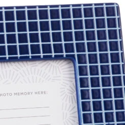 Hallmark The Best Memories Picture Frame, 4x6 -Hallmark Store Blue Tile Best Memories 4x6 Picture Frame 1CAP1325 03