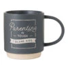 Hallmark Parenting Is Tough Mug, 16 Oz. 2 Hallmark Parenting Is Tough Mug, 16 Oz. -Hallmark Store BlueGray Ceramic Mug With Funny Parenting Quote 1MUG3622 01
