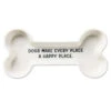 Hallmark Happy Place Dog Bone-Shaped Trinket Dish -Hallmark Store BoneShaped Trinket Dish With Dog Quote 1SNN1186 01
