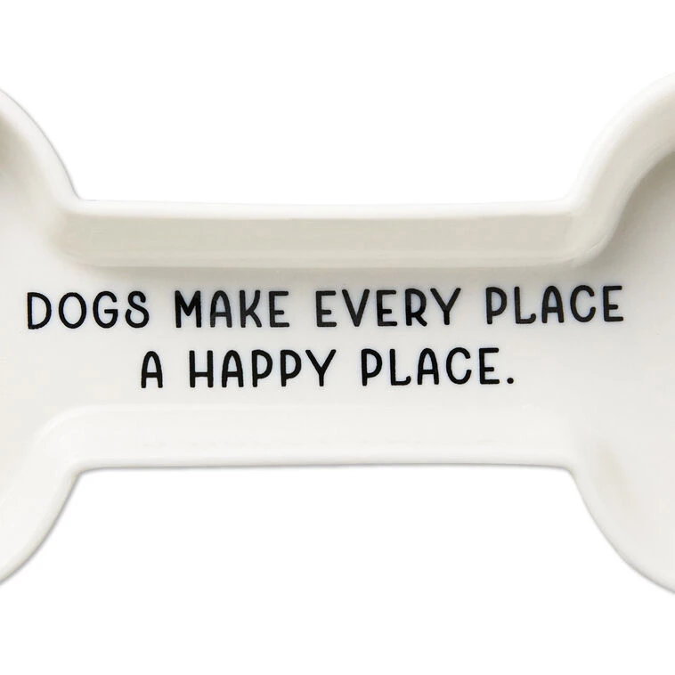 Hallmark Happy Place Dog Bone-Shaped Trinket Dish 5 Hallmark Happy Place Dog Bone-Shaped Trinket Dish - Image 3