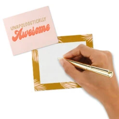 Hallmark Tropical Garden Memo Cube With Note Pads And Note Cards -Hallmark Store Botanical Memo Cube With Note Pads and Cards 3SOM1355 04