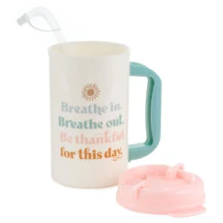 Hallmark Breathe And Be Thankful Water Jug, 36 Oz. -Hallmark Store Breathe and Be Thankful Water Jug 1FAI1224 03