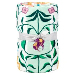 Hallmark Bridgerton Ton Silhouettes On Floral Blanket, 50x60 13 Hallmark Bridgerton Ton Silhouettes On Floral Blanket, 50x60 -Hallmark Store Bridgerton Cameos on Floral Fleece Blanket 1PCL1060 06